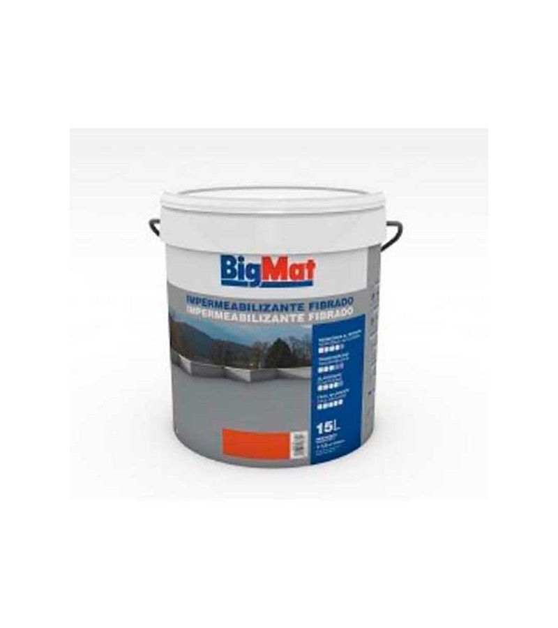 Foto de CAUCHO IMPERMEABILIZANTE FIBRADO TRANSITABLE ROJO 4LT BIGMAT 
