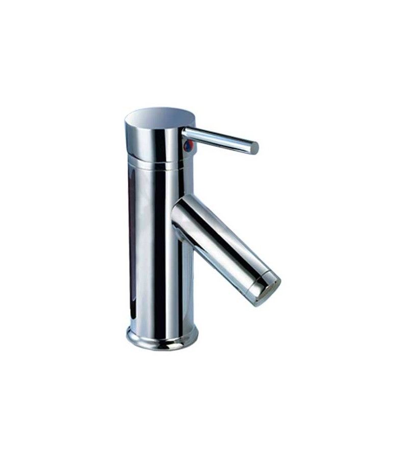 Foto de MONOMANDO LAVABO HAGAR CAÑO OBLICUO CROMO A0053-F 