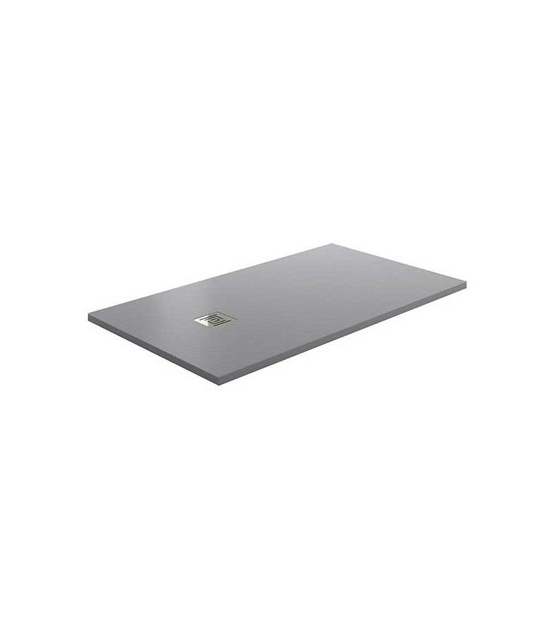 Foto de PLATO DUCHA 160X80 RESINA PIZARRA CEMENTO C/DES. 