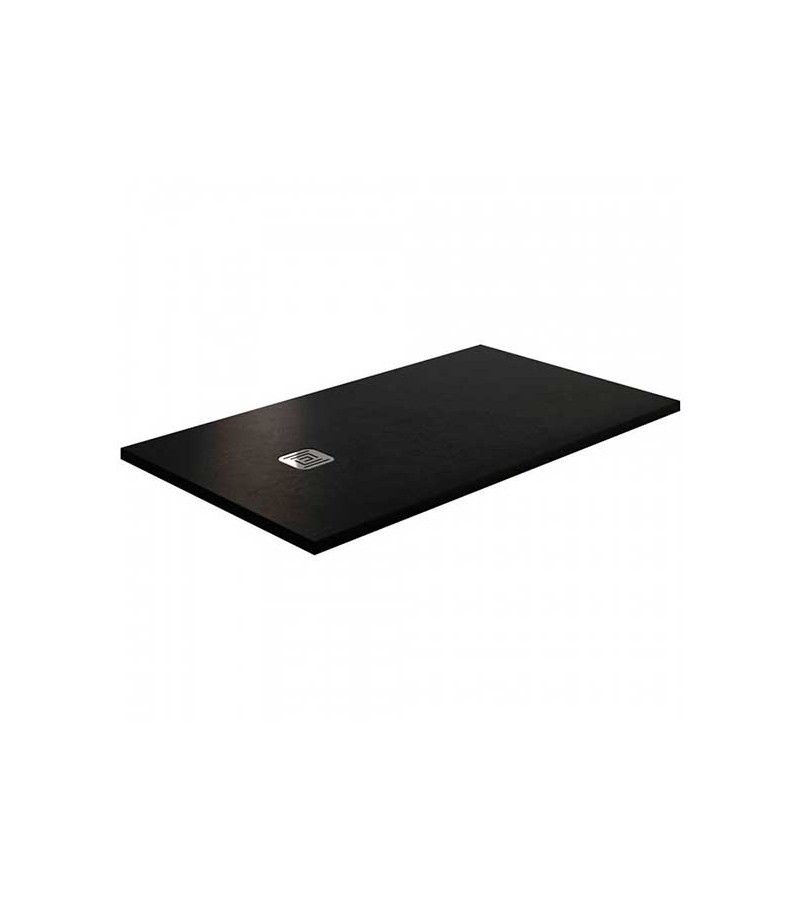 Foto de PLATO DUCHA 160X80 RESINA PIZARRA NEGRO C/DES. 