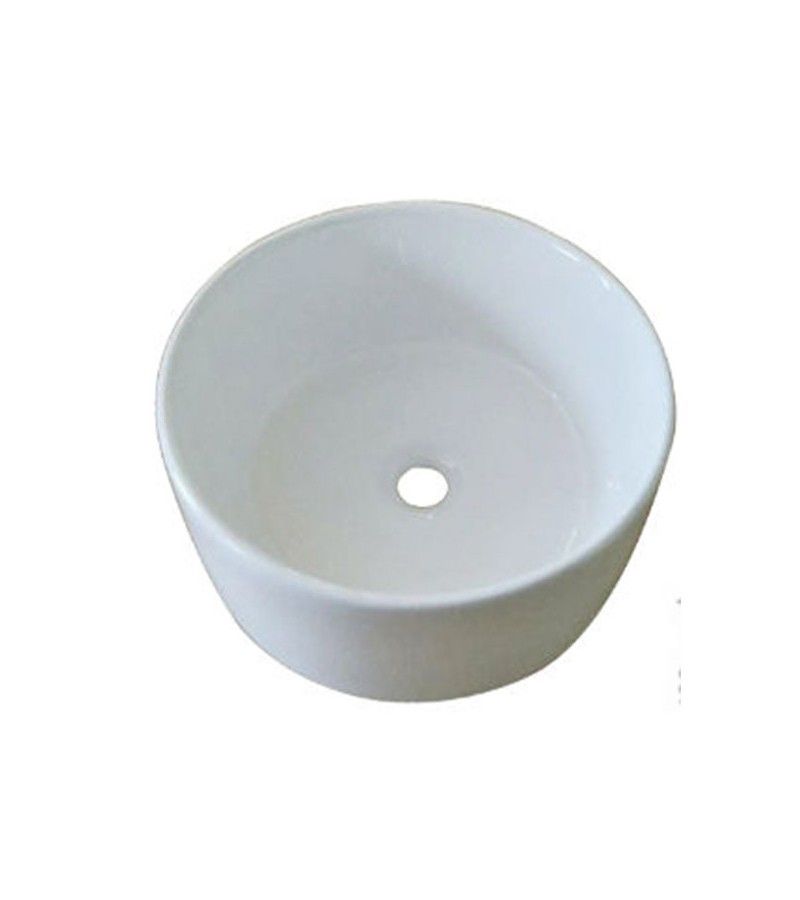 Foto de LAVABO CATANIA REDONDO 40 CM. BLANCO SOBRE ENCIMERA 