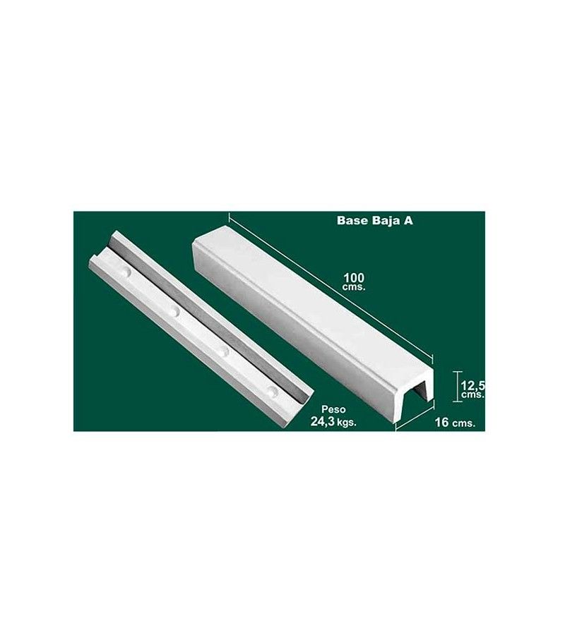 Foto de BASE BAJA 12.5X16X100 