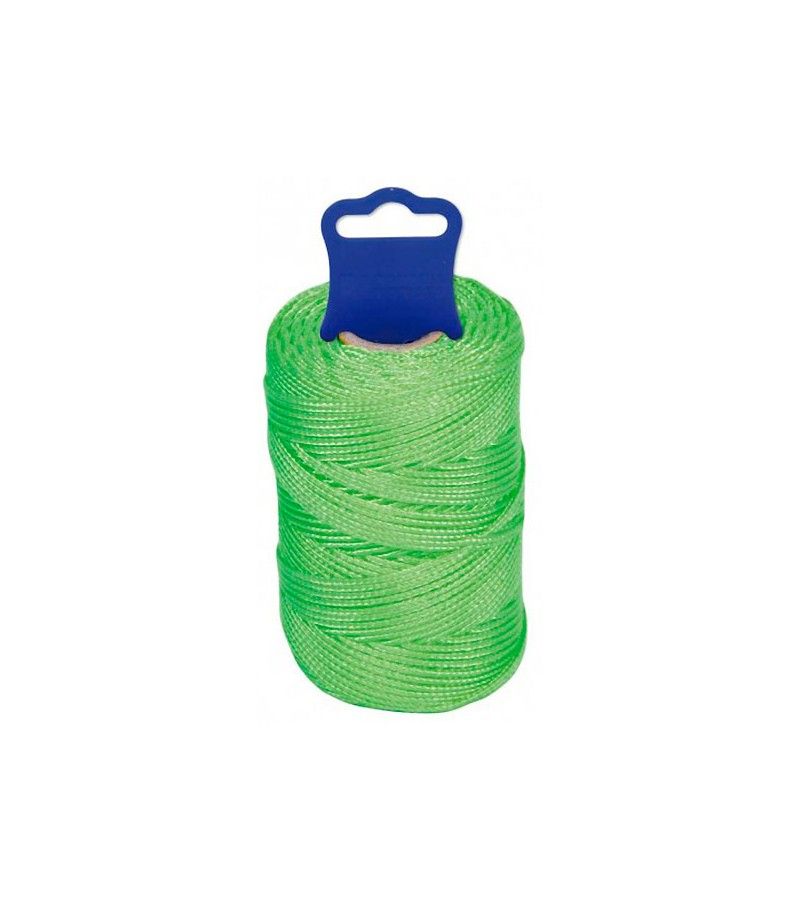 Foto de BOBINA CUERDA POLIPROPILENO VERDE FLUOR ALBAÑIL 100m 