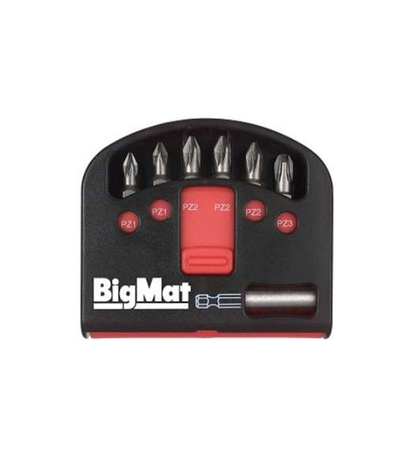 Foto de JUEGO PUNTAS ATORNILLAR SWIFT POZIDRIV 7pz. BIGMAT dc 