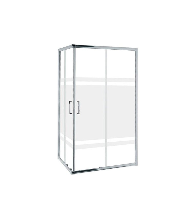 Foto de MAMPARA DUCHA MODULAR RECTANGULAR - 80x170 cm - SERIGRAFIADA 