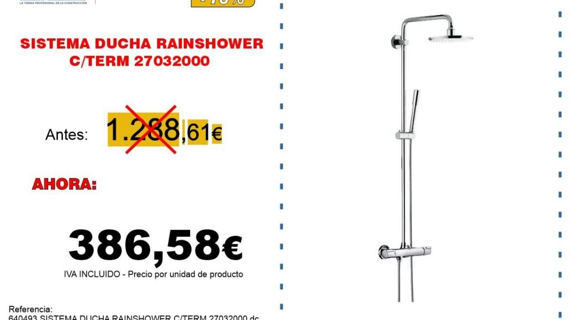 SISTEMA DUCHA RAINSHOWER C/TERM 27032000