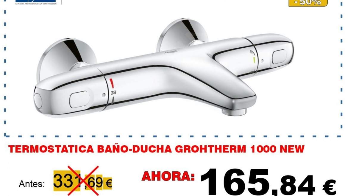 TERMOSTATICA BAÑO-DUCHA GROHTHERM 1000 NEW