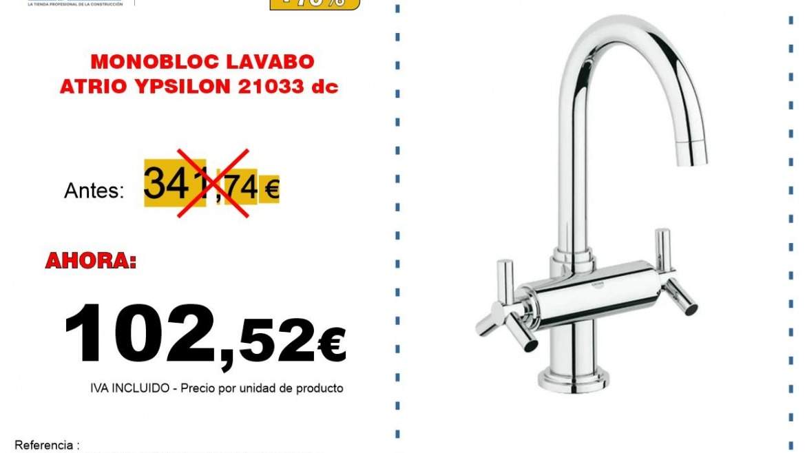 MONOBLOC LAVABO ATRIO YPSILON