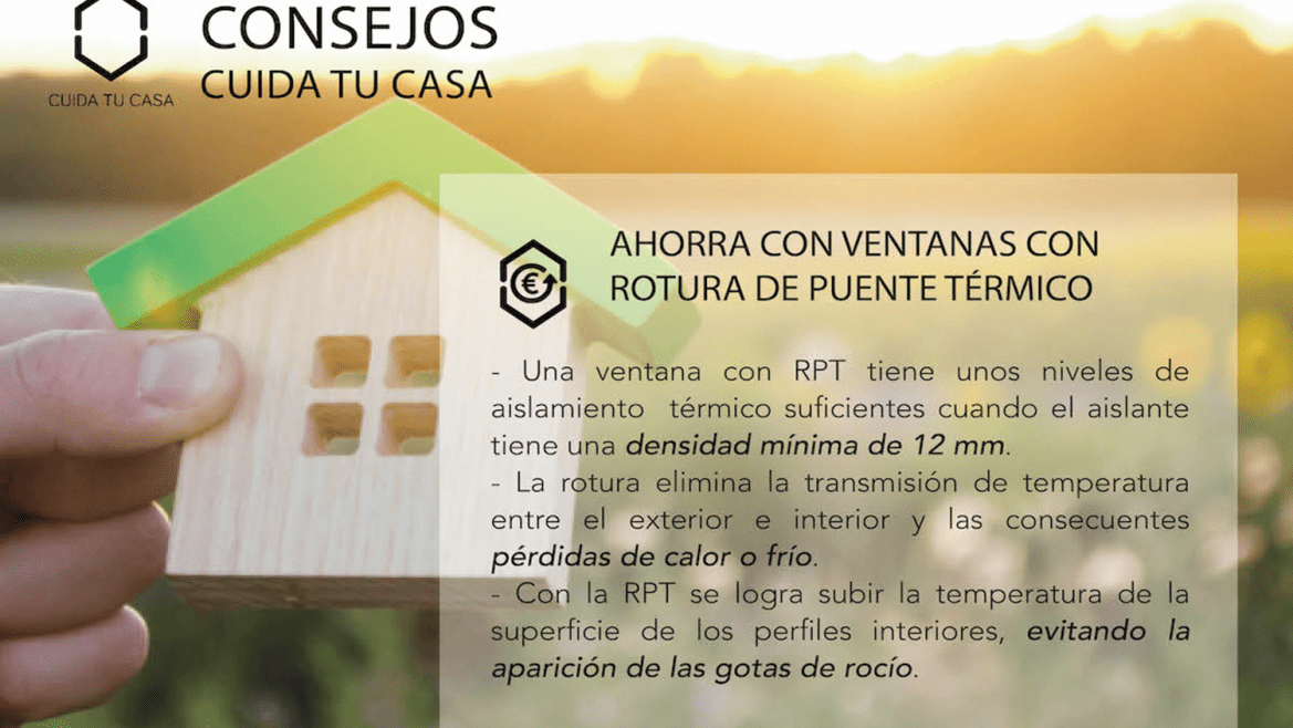 Ahorra con ventanas con rotura de puente térmico